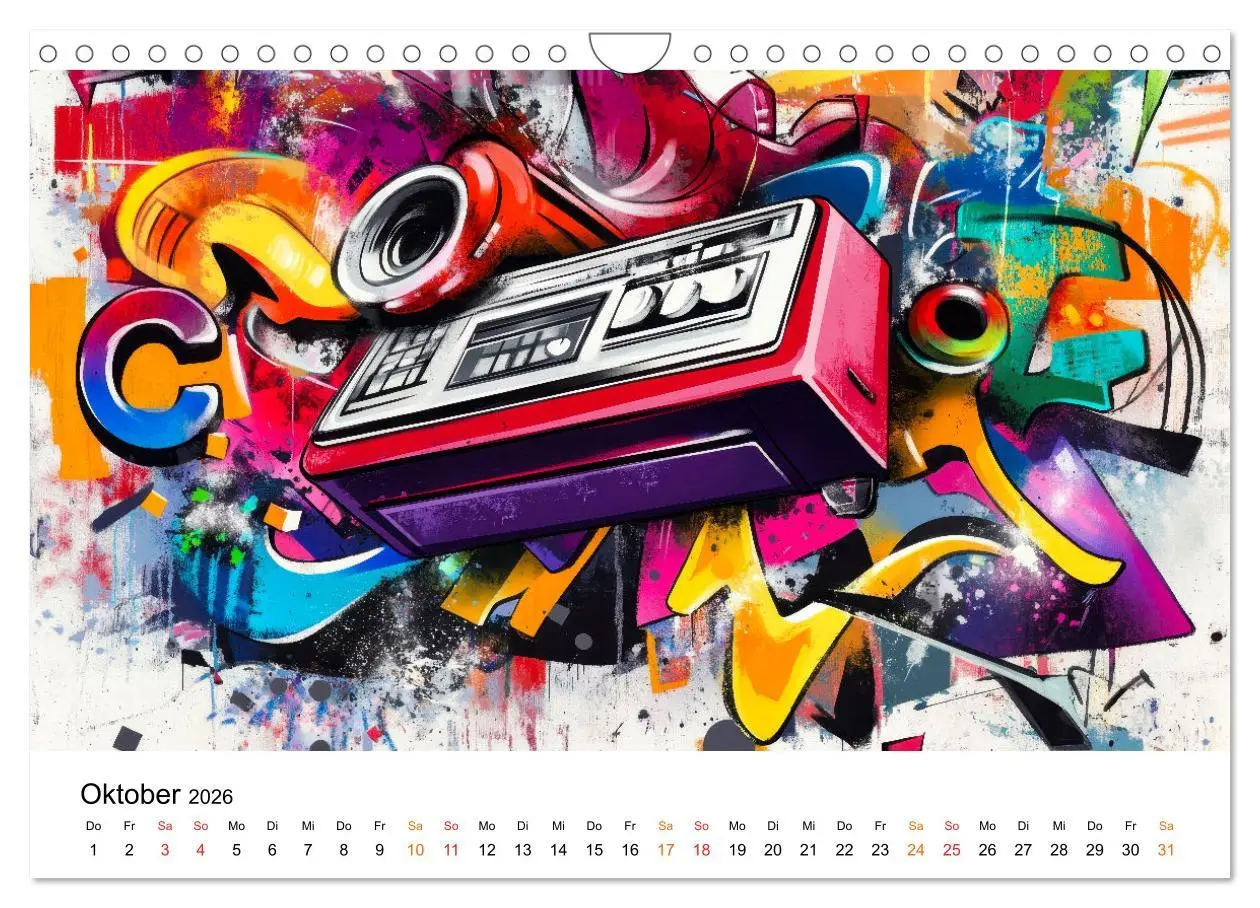 Bild: 9783457302477 | Graffiti &amp; Street Art - Kunstwerke der Straße (Wandkalender 2026...