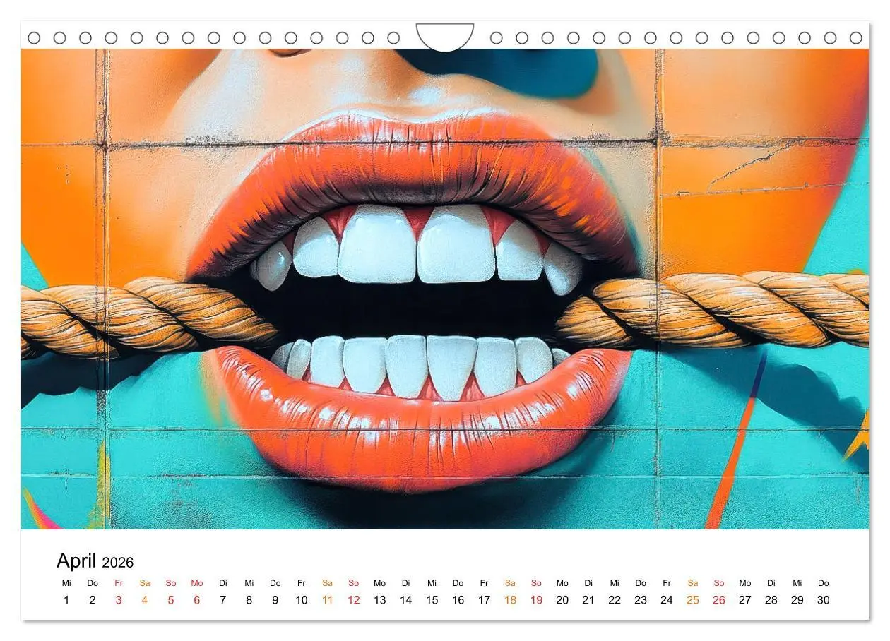Bild: 9783457302477 | Graffiti &amp; Street Art - Kunstwerke der Straße (Wandkalender 2026...