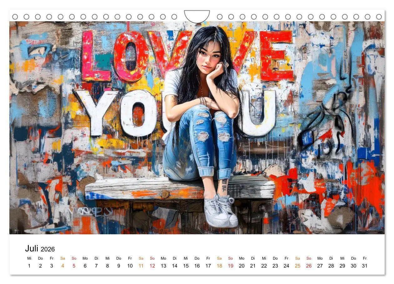 Bild: 9783457302477 | Graffiti &amp; Street Art - Kunstwerke der Straße (Wandkalender 2026...