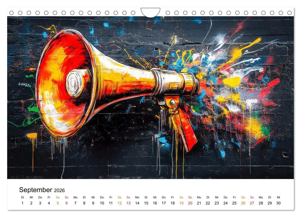 Bild: 9783457302477 | Graffiti &amp; Street Art - Kunstwerke der Straße (Wandkalender 2026...