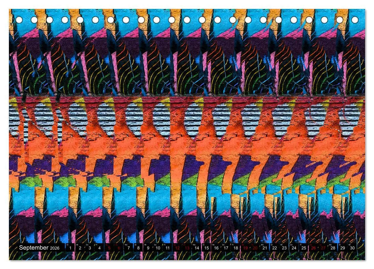 Bild: 9783457612477 | Magische Bilder - 3D Illusionen (Tischkalender 2026 DIN A5 quer),...