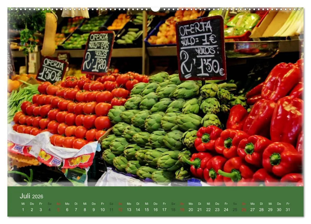 Bild: 9783516012477 | Spanische LebensArt (hochwertiger Premium Wandkalender 2026 DIN A2...