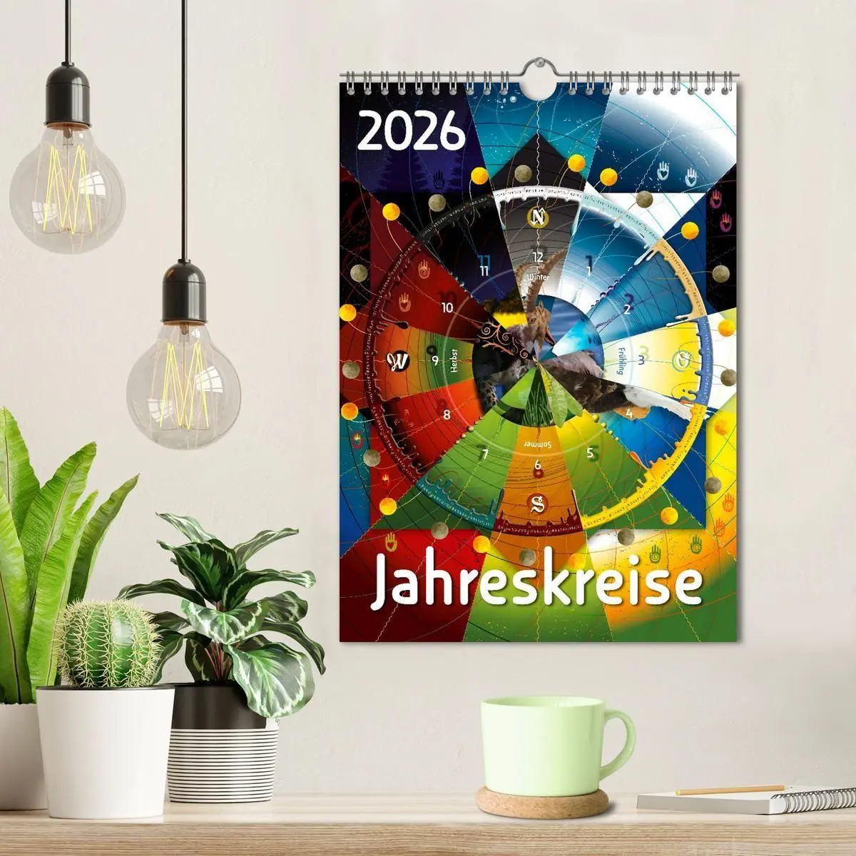 Bild: 9783516632477 | Jahreskreise (Wandkalender 2026 DIN A4 hoch), CALVENDO Monatskalender