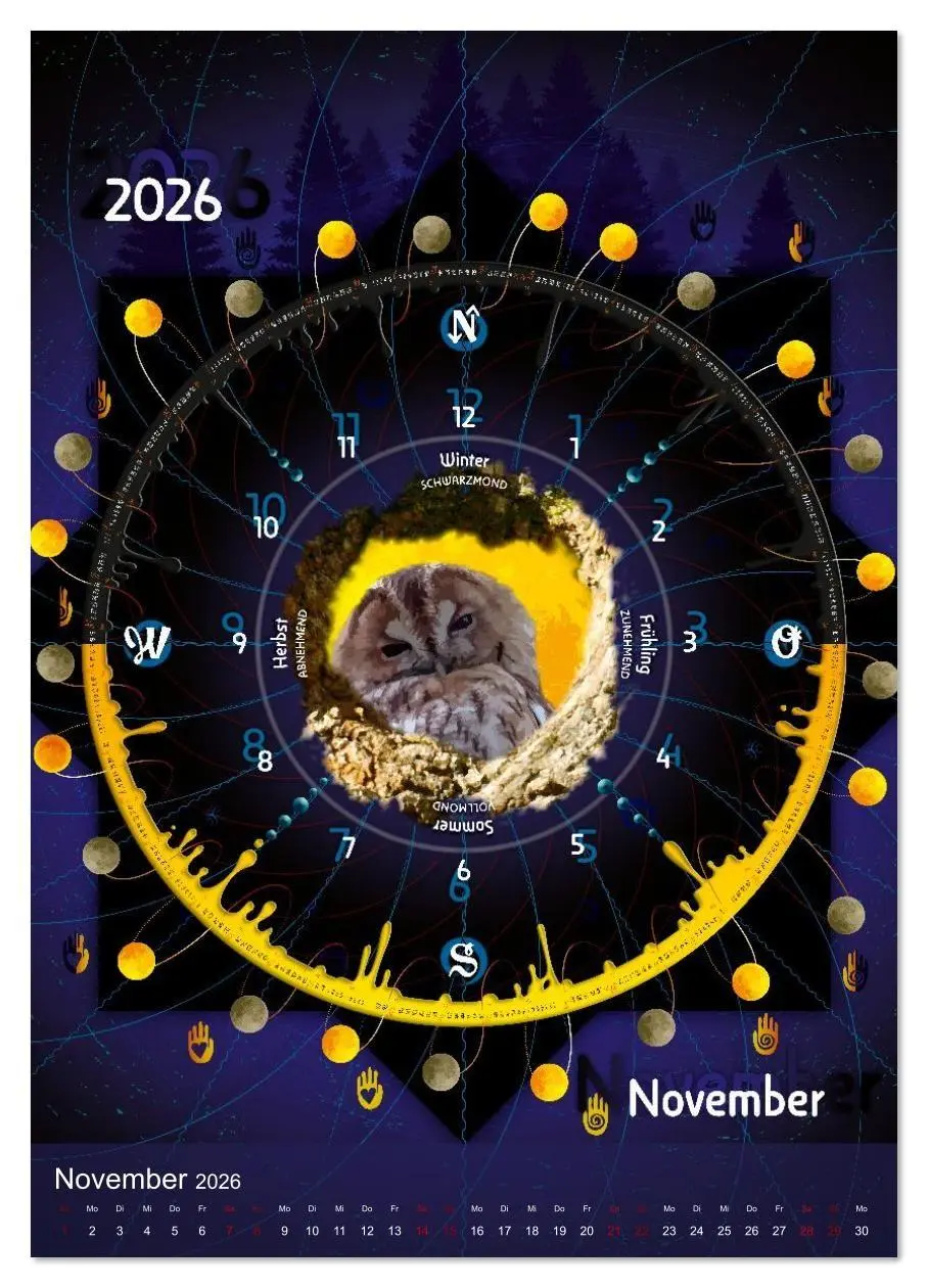 Bild: 9783516632477 | Jahreskreise (Wandkalender 2026 DIN A4 hoch), CALVENDO Monatskalender