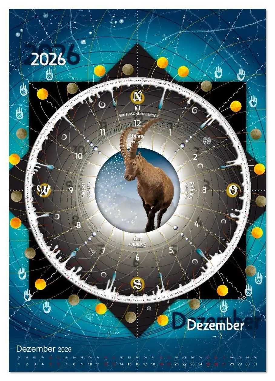 Bild: 9783516632477 | Jahreskreise (Wandkalender 2026 DIN A4 hoch), CALVENDO Monatskalender