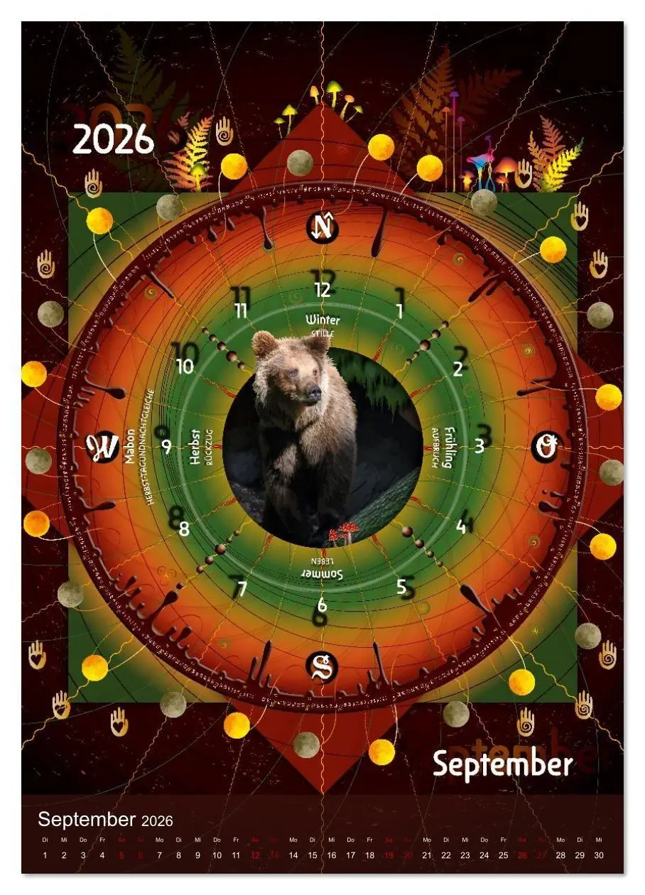 Bild: 9783516632477 | Jahreskreise (Wandkalender 2026 DIN A4 hoch), CALVENDO Monatskalender