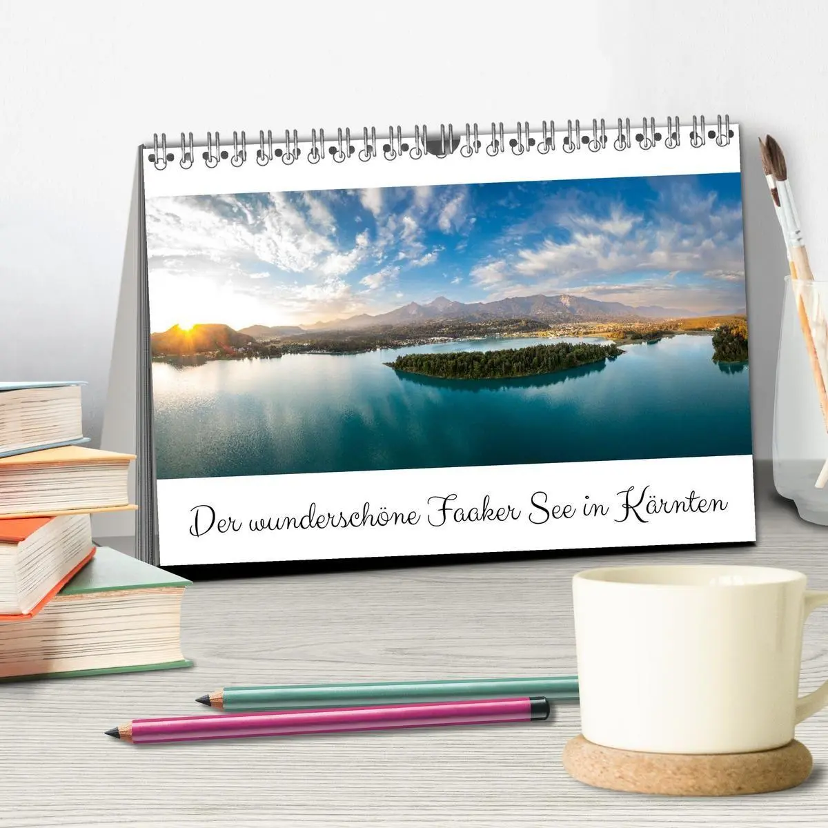 Bild: 9783516702477 | Der wunderschöne Faaker See in Kärnten (Tischkalender 2026 DIN A5...