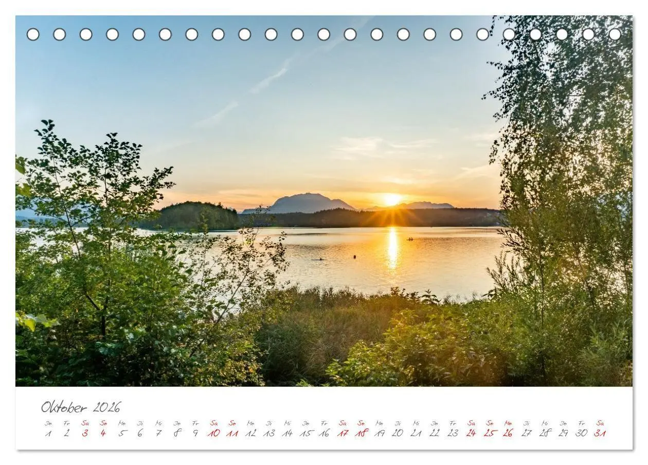 Bild: 9783516702477 | Der wunderschöne Faaker See in Kärnten (Tischkalender 2026 DIN A5...