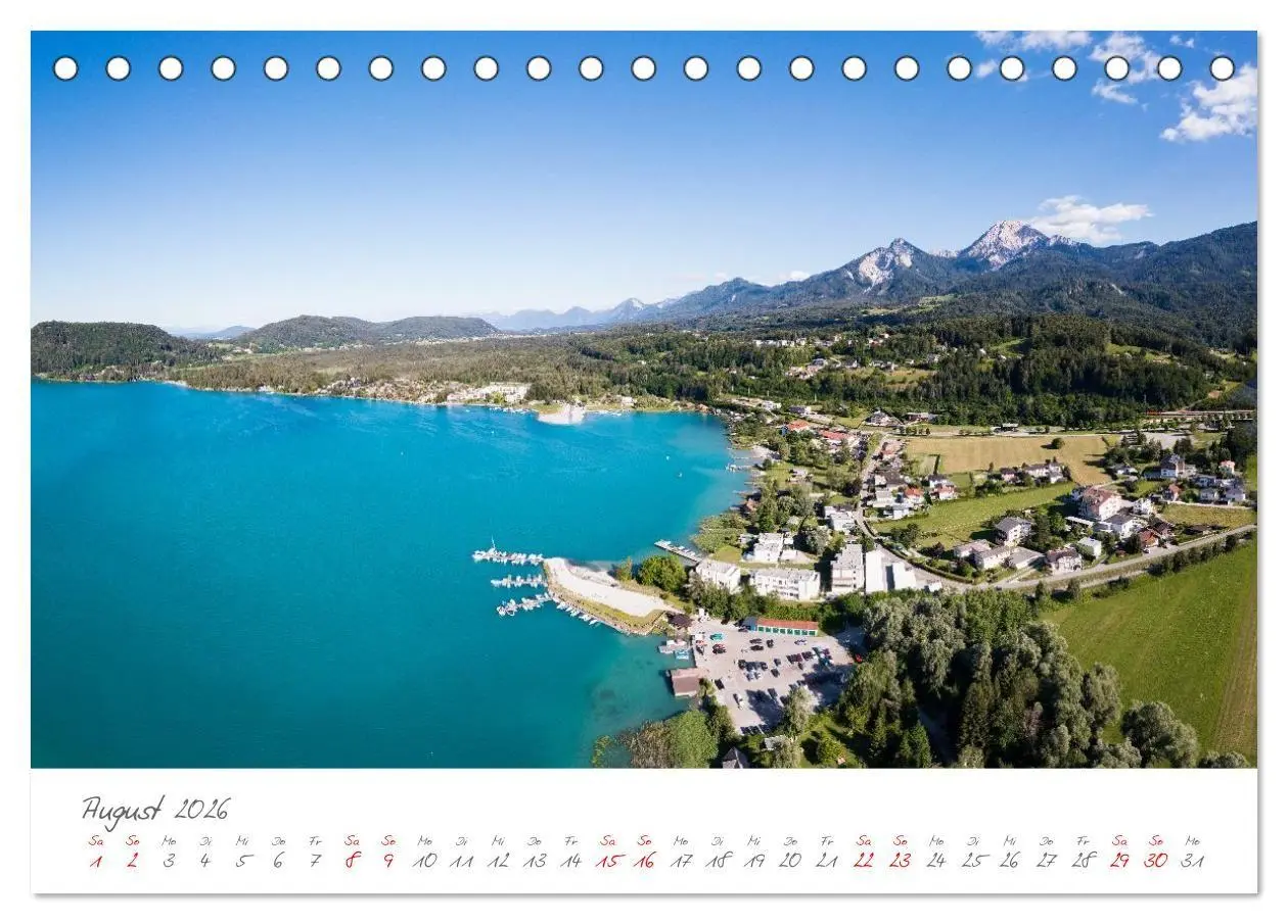 Bild: 9783516702477 | Der wunderschöne Faaker See in Kärnten (Tischkalender 2026 DIN A5...
