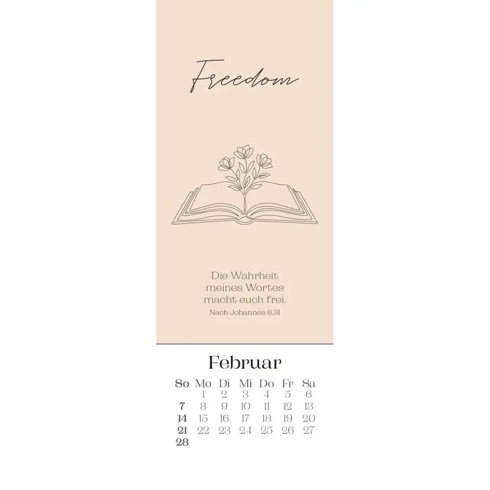 Bild: 9783754852477 | Wonderfully designed 2027 | Lesezeichen-Kalender mit Bibelworten