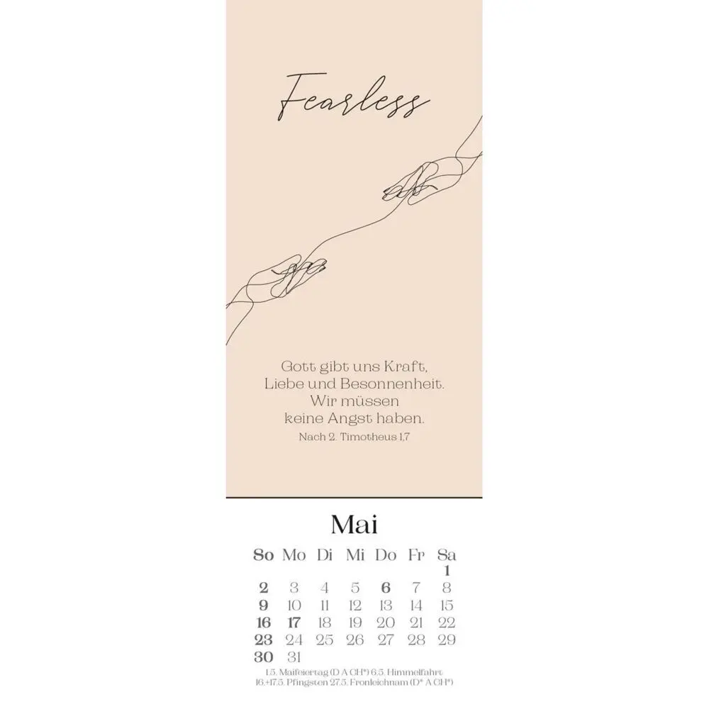 Bild: 9783754852477 | Wonderfully designed 2027 | Lesezeichen-Kalender mit Bibelworten