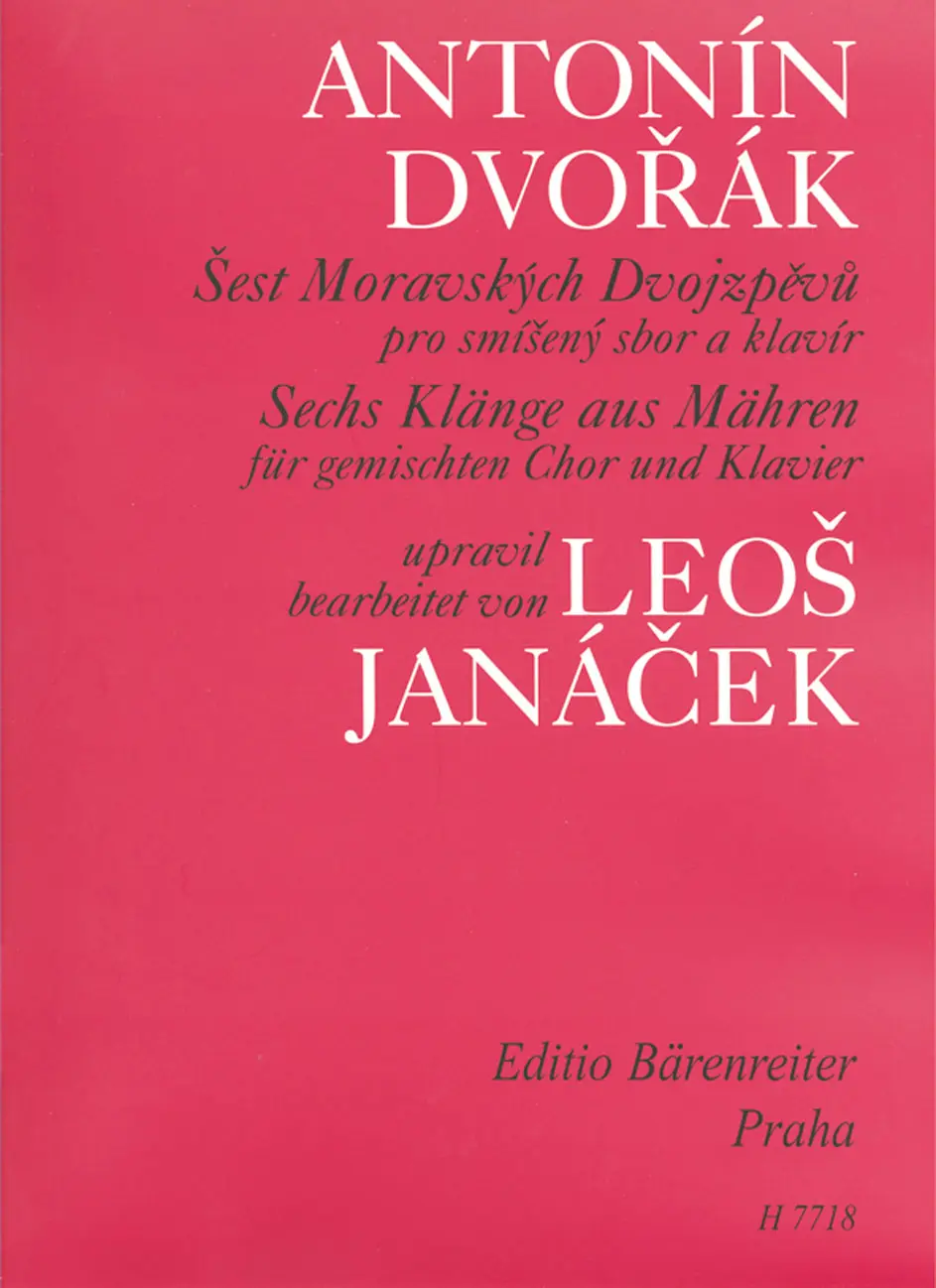 Cover: 9790260102477 | 6 Moravian Duets Arranged By Leos Janacek | Anton Dvorak | Deutsch