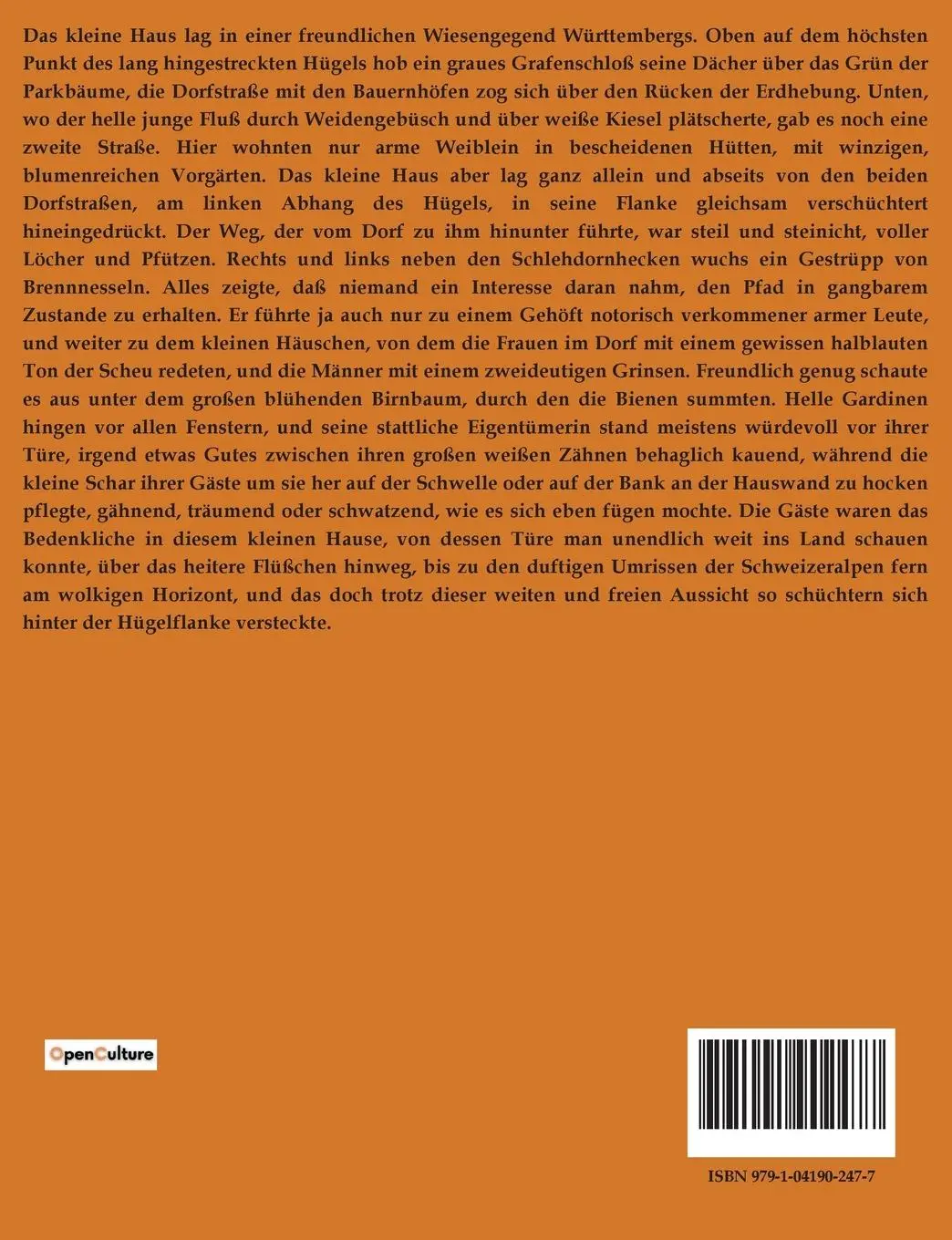 Rückseite: 9791041902477 | Das Tränenhaus | Gabriel Reuter | Taschenbuch | 60 S. | Deutsch | 2023