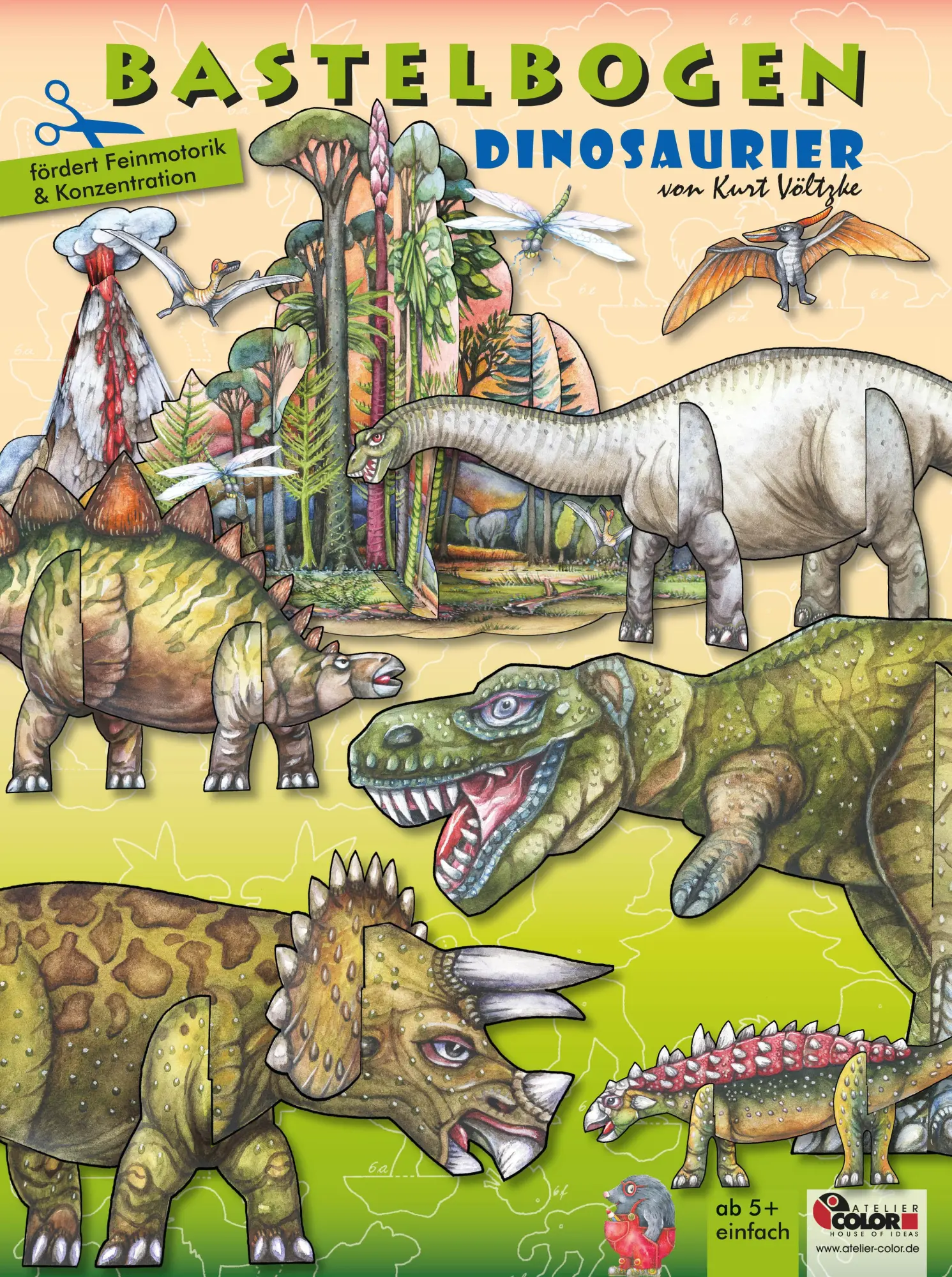 Cover: 4280000272577 | Dinosaurier Bastelbogen | ATELIER COLOR | Deutsch | 2020