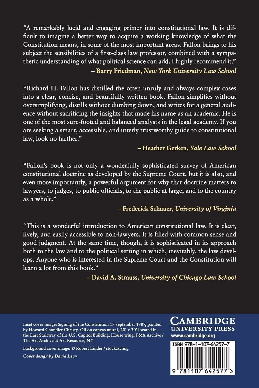 Rückseite: 9781107642577 | The Dynamic Constitution | Jr Richard H. Fallon | Taschenbuch | 2015