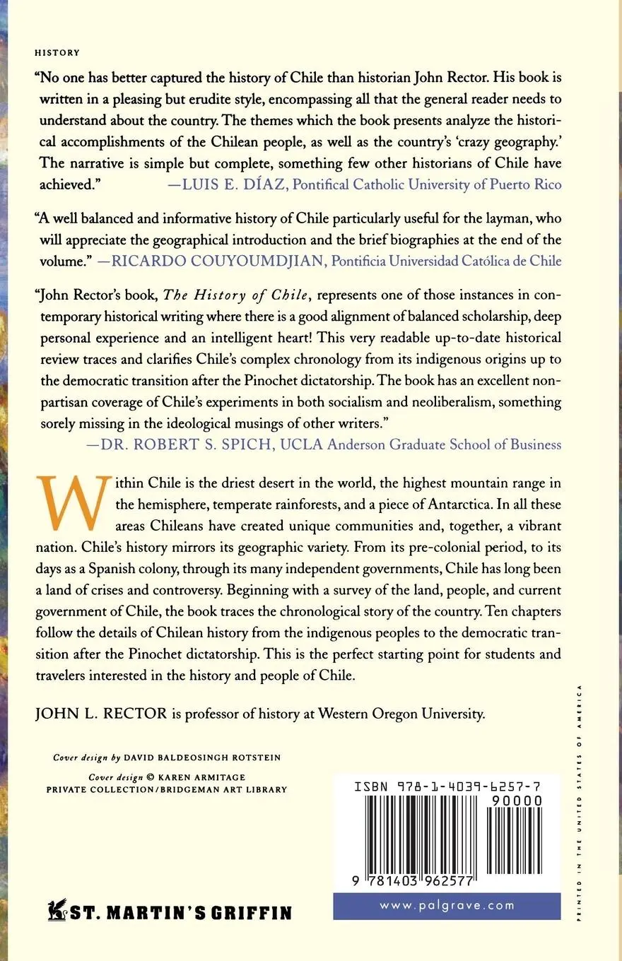 Rückseite: 9781403962577 | The History of Chile | John L. Rector | Taschenbuch | Englisch | 2000
