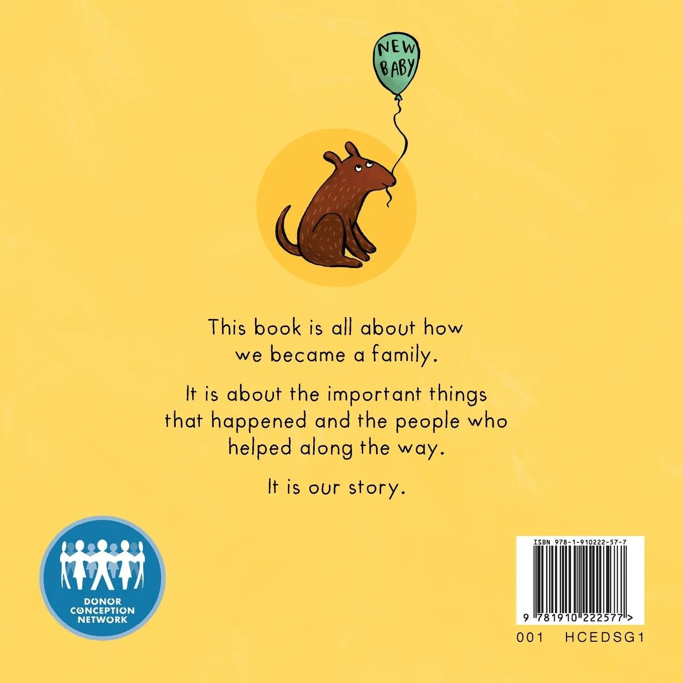 Rückseite: 9781910222577 | OUR STORY - HOW WE BECAME A FAMILY (1) | Donor Conception Network
