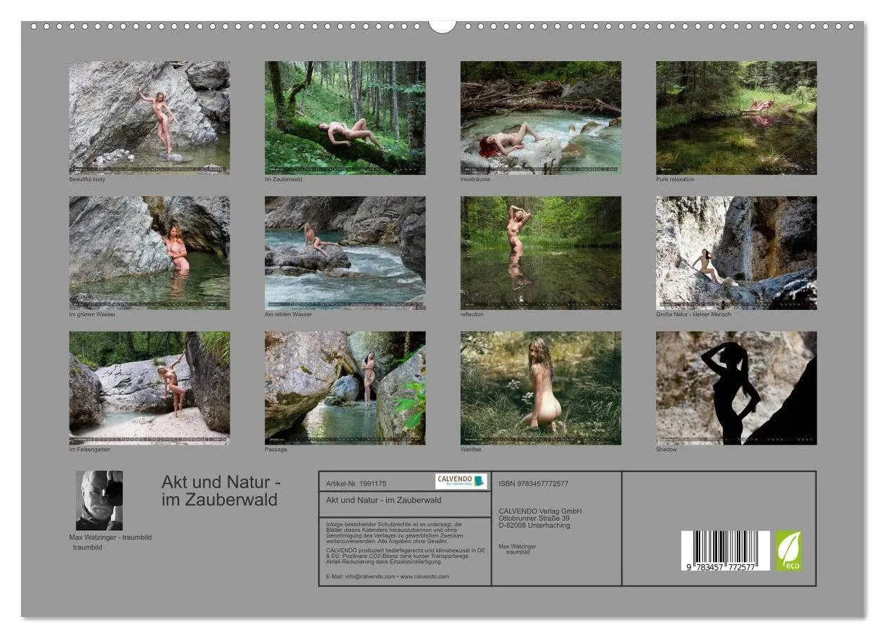Bild: 9783457772577 | Akt und Natur - im Zauberwald (Wandkalender 2026 DIN A2 quer),...