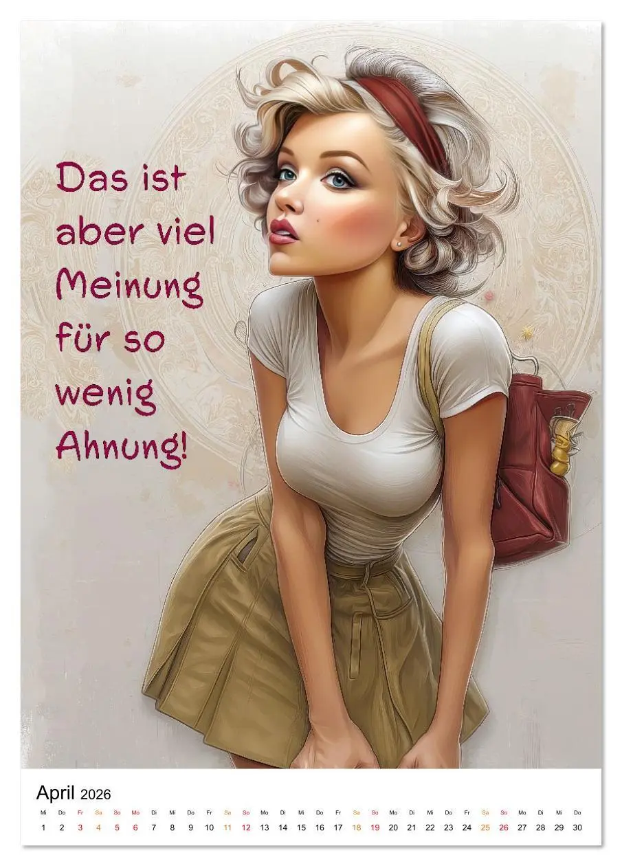 Bild: 9783516622577 | Blond mit Verstand (Tischkalender 2026 DIN A5 hoch), CALVENDO...
