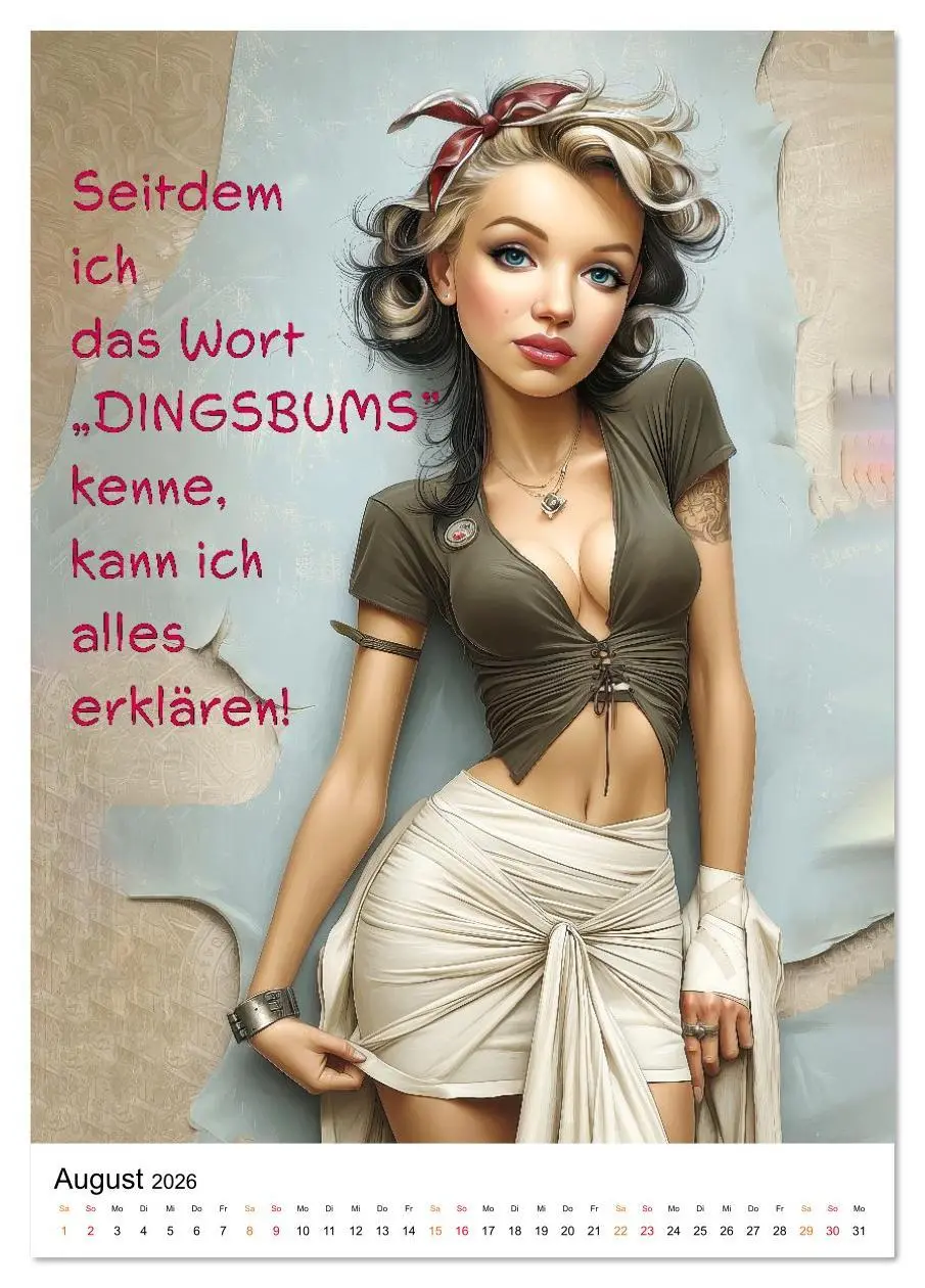 Bild: 9783516622577 | Blond mit Verstand (Tischkalender 2026 DIN A5 hoch), CALVENDO...