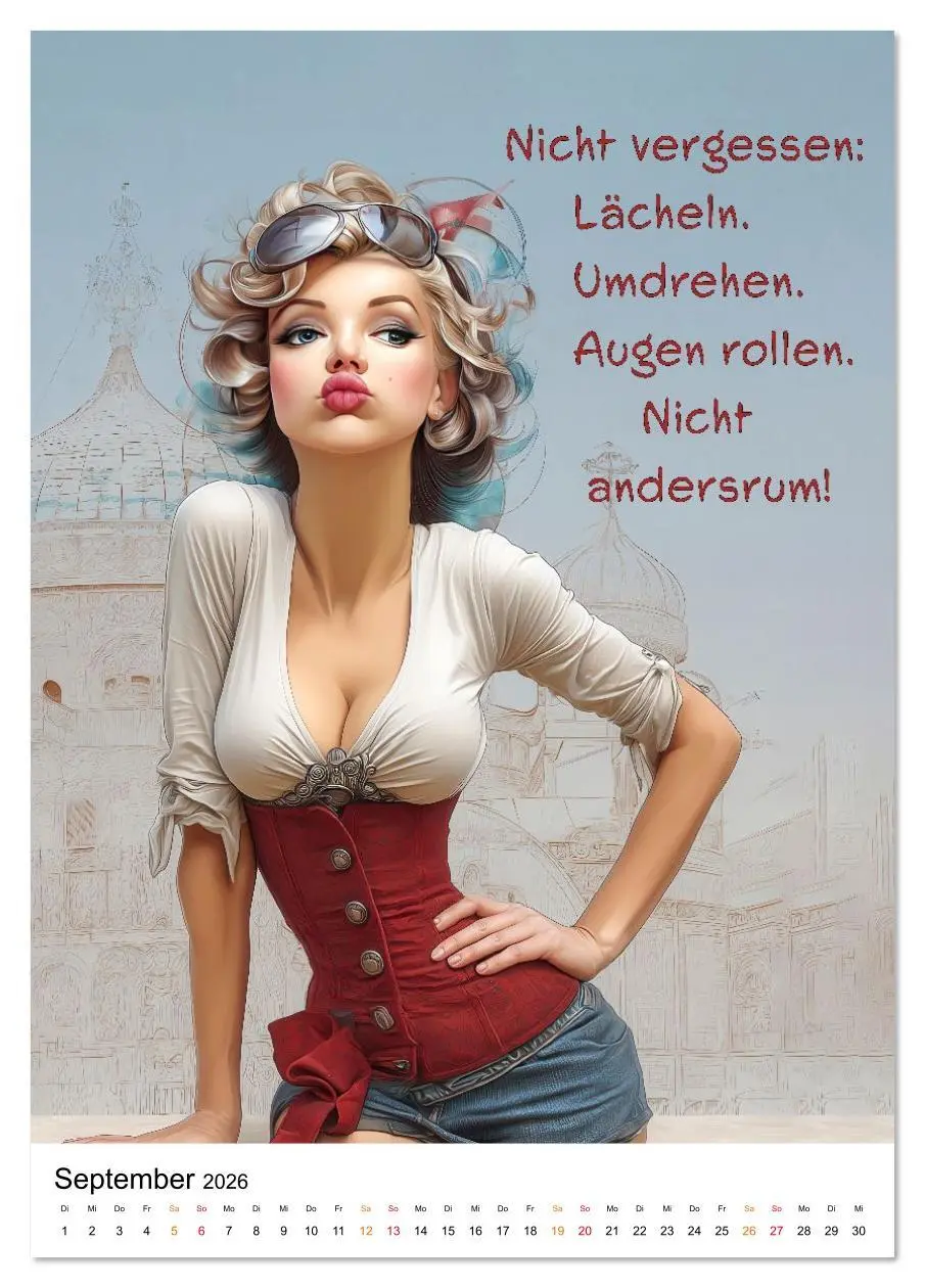 Bild: 9783516622577 | Blond mit Verstand (Tischkalender 2026 DIN A5 hoch), CALVENDO...