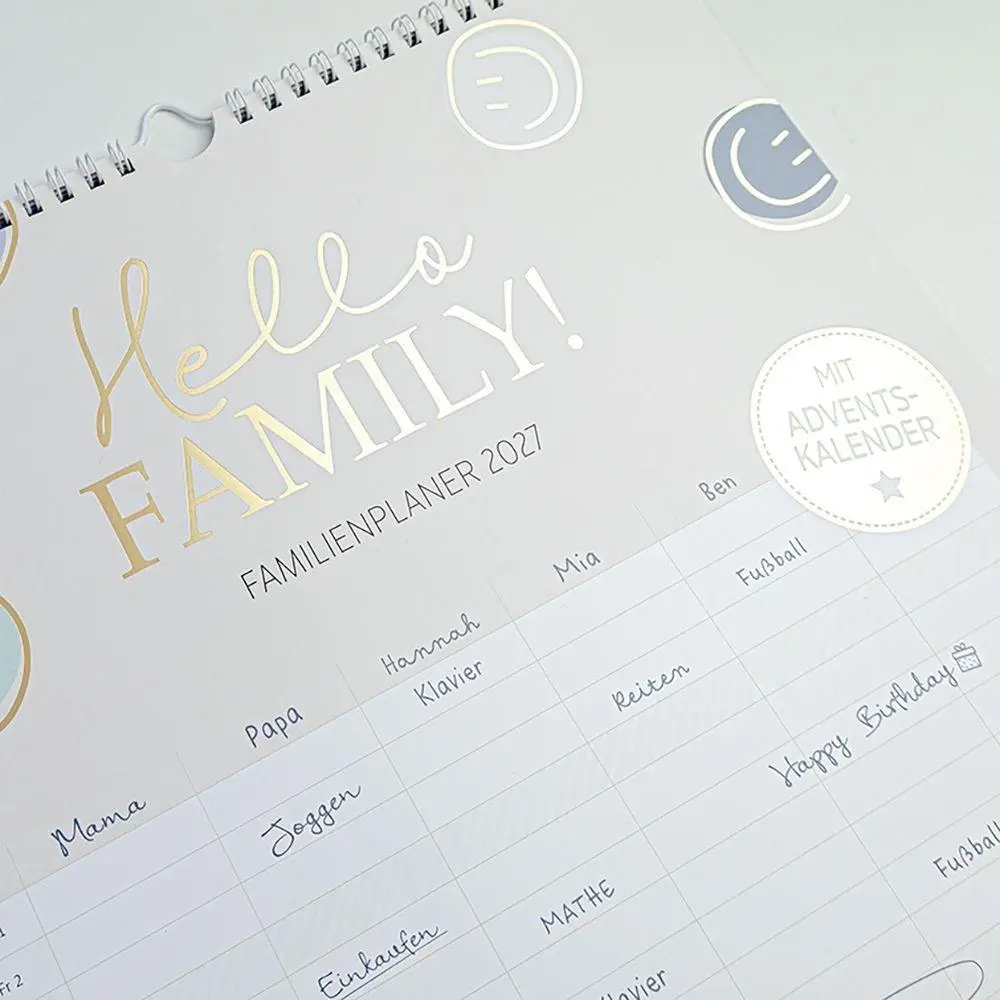 Bild: 9783986362577 | Familienplaner 2027 Hello Family! | Familienplaner | Original | 14 S.