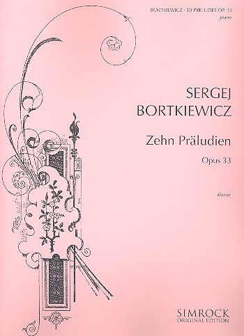 Cover: 9790221102577 | 10 Preludes Op.33 | Sergei Eduardovich Bortkiewicz | Buch