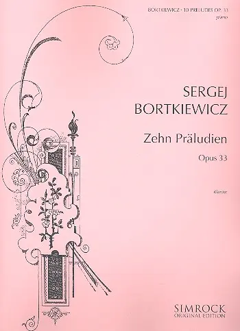 Cover: 9790221102577 | 10 Preludes Op.33 | Sergei Eduardovich Bortkiewicz | Buch