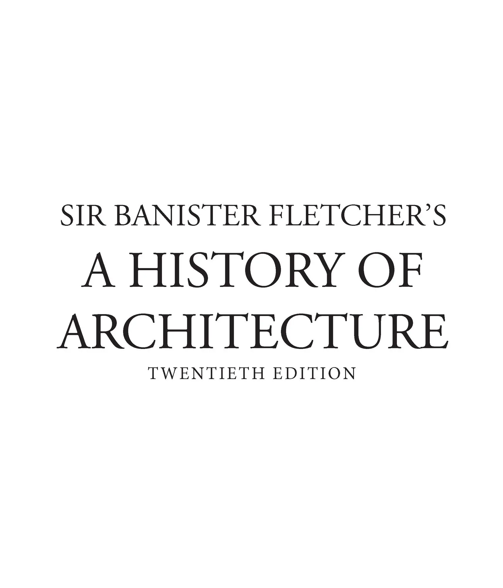 Cover: 9780750622677 | Banister Fletcher's a History of Architecture | Cruickshank (u. a.)
