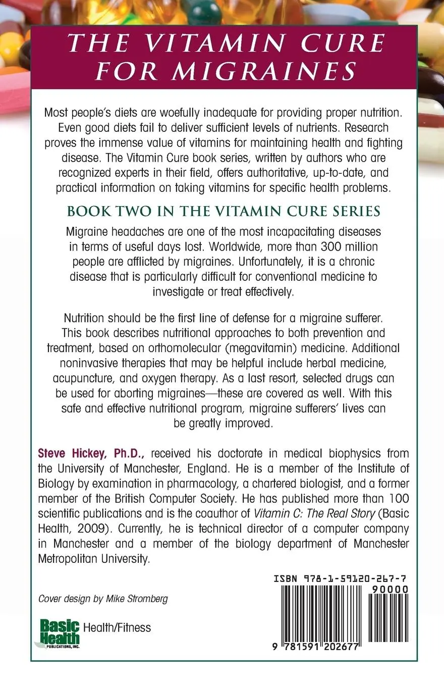 Rückseite: 9781591202677 | The Vitamin Cure for Migraines | Steve Hickey | Taschenbuch | Englisch