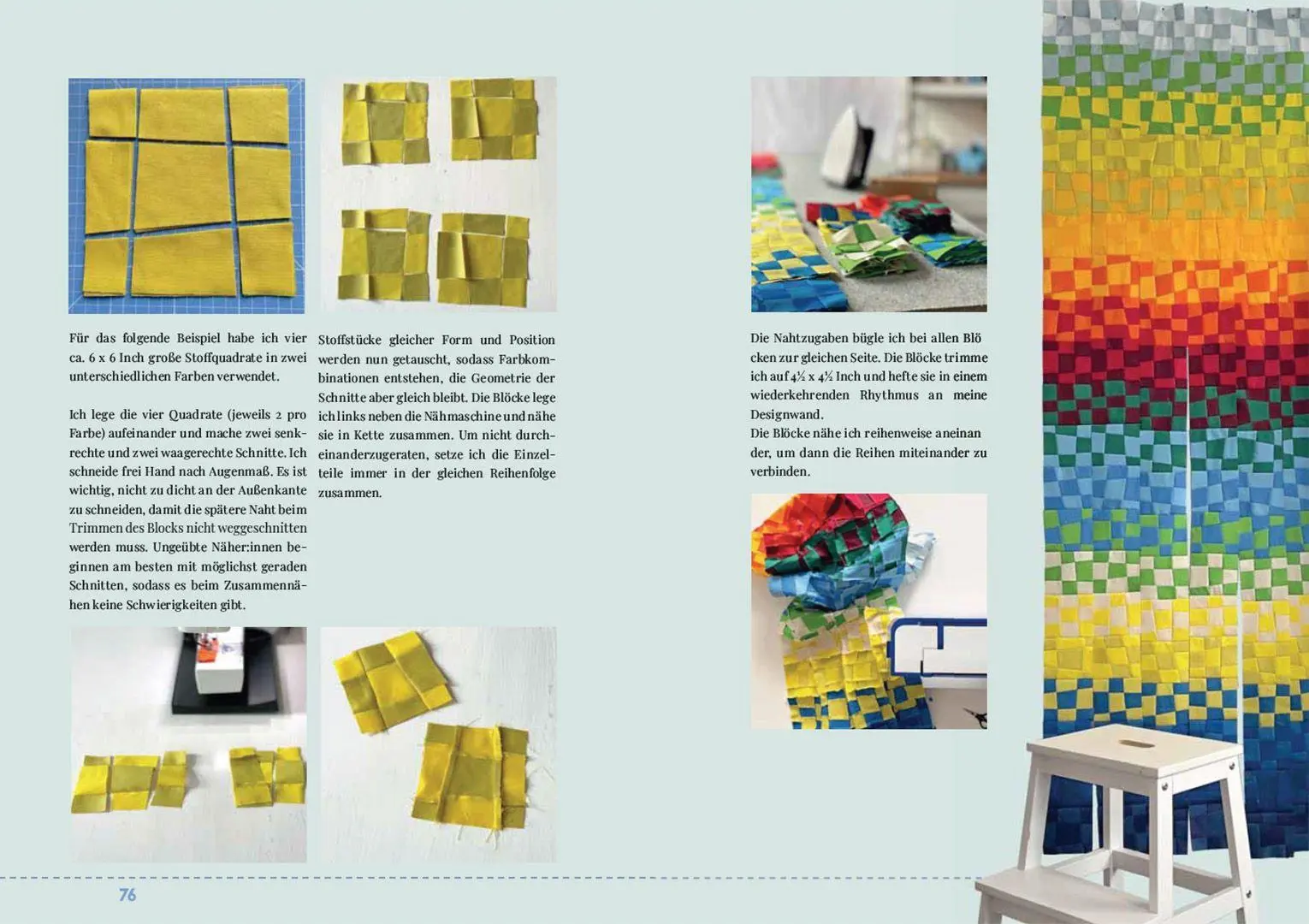 Bild: 9783258602677 | Patchworken und Quilten | Das Grundlagenbuch | Uta Hanson | Buch