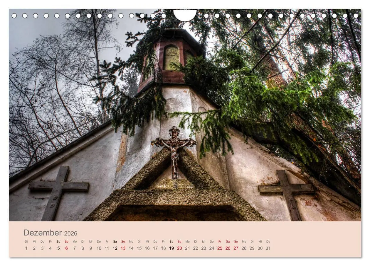 Bild: 9783457762677 | Vergessene Kirchen und Kapellen (Wandkalender 2026 DIN A4 quer),...