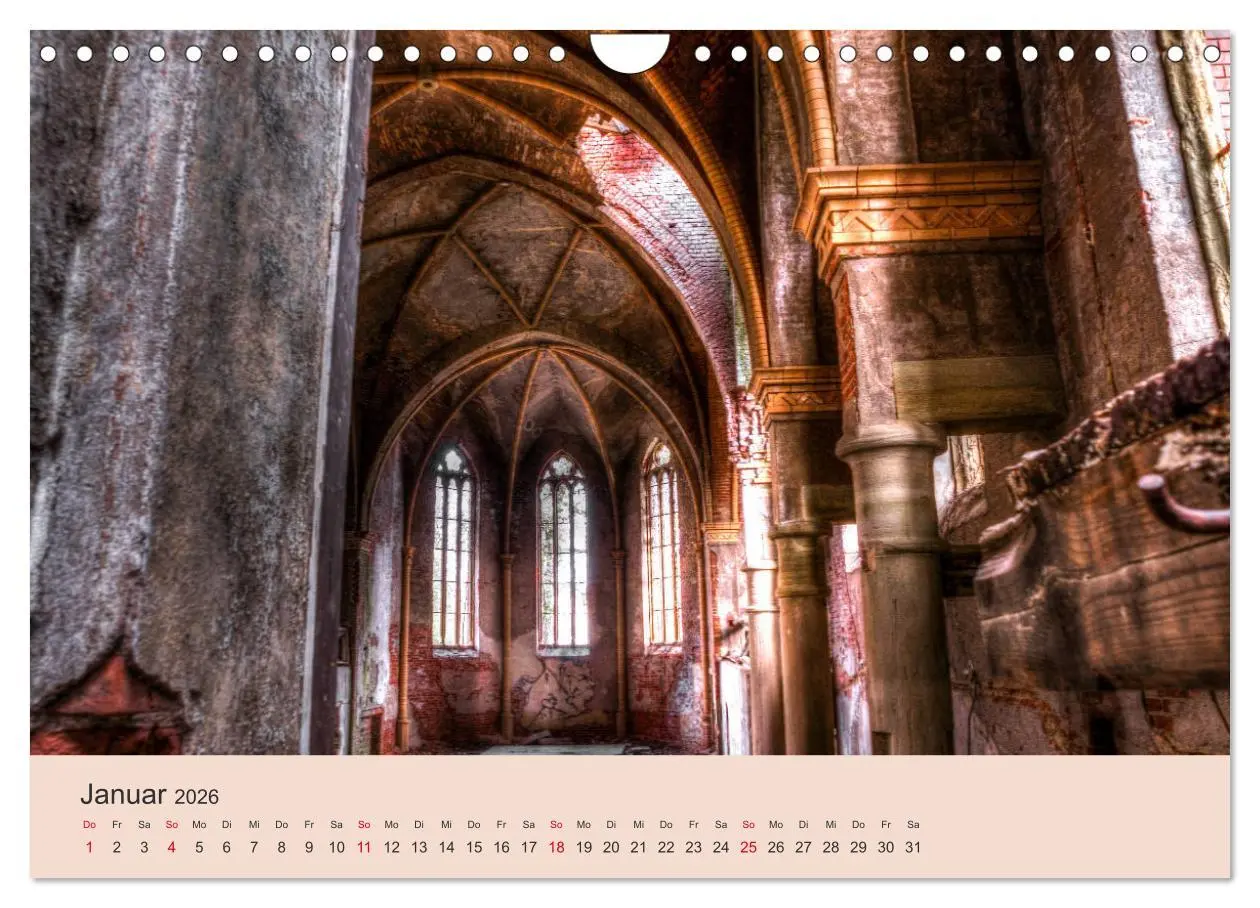 Bild: 9783457762677 | Vergessene Kirchen und Kapellen (Wandkalender 2026 DIN A4 quer),...