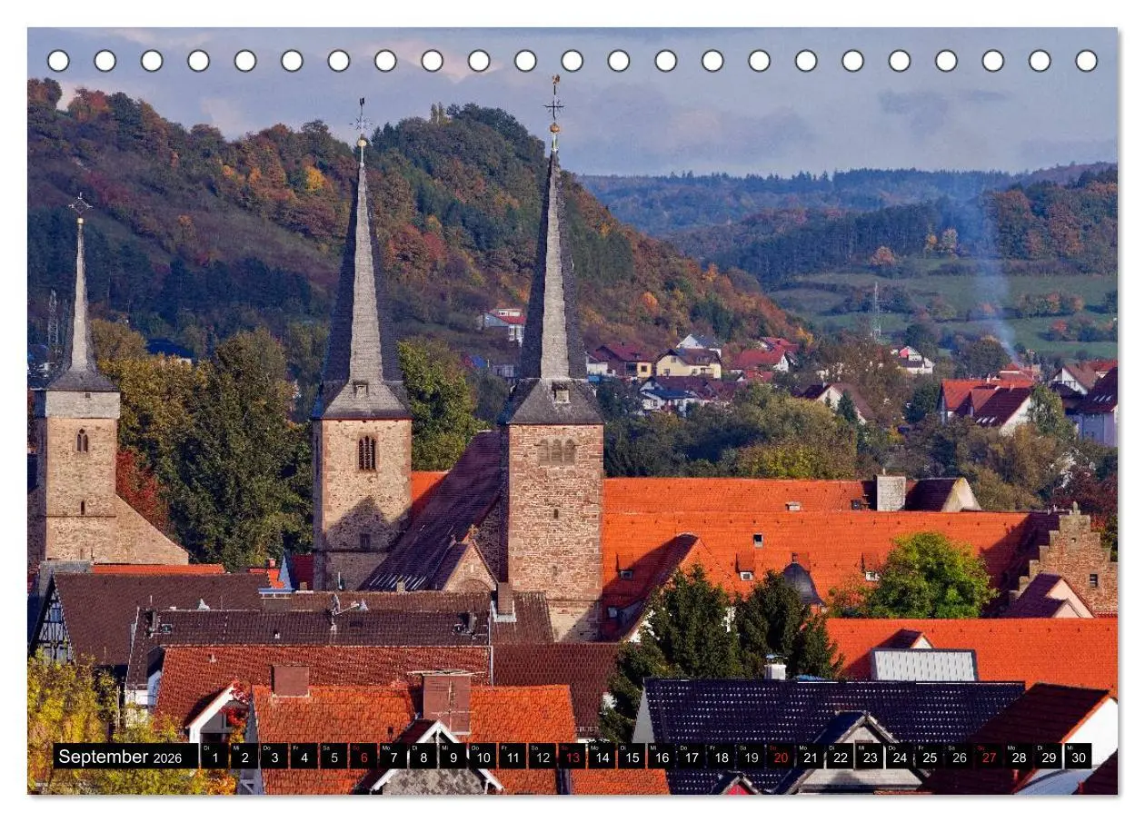 Bild: 9783516162677 | Schlüchtern 2026 (Tischkalender 2026 DIN A5 quer), CALVENDO...