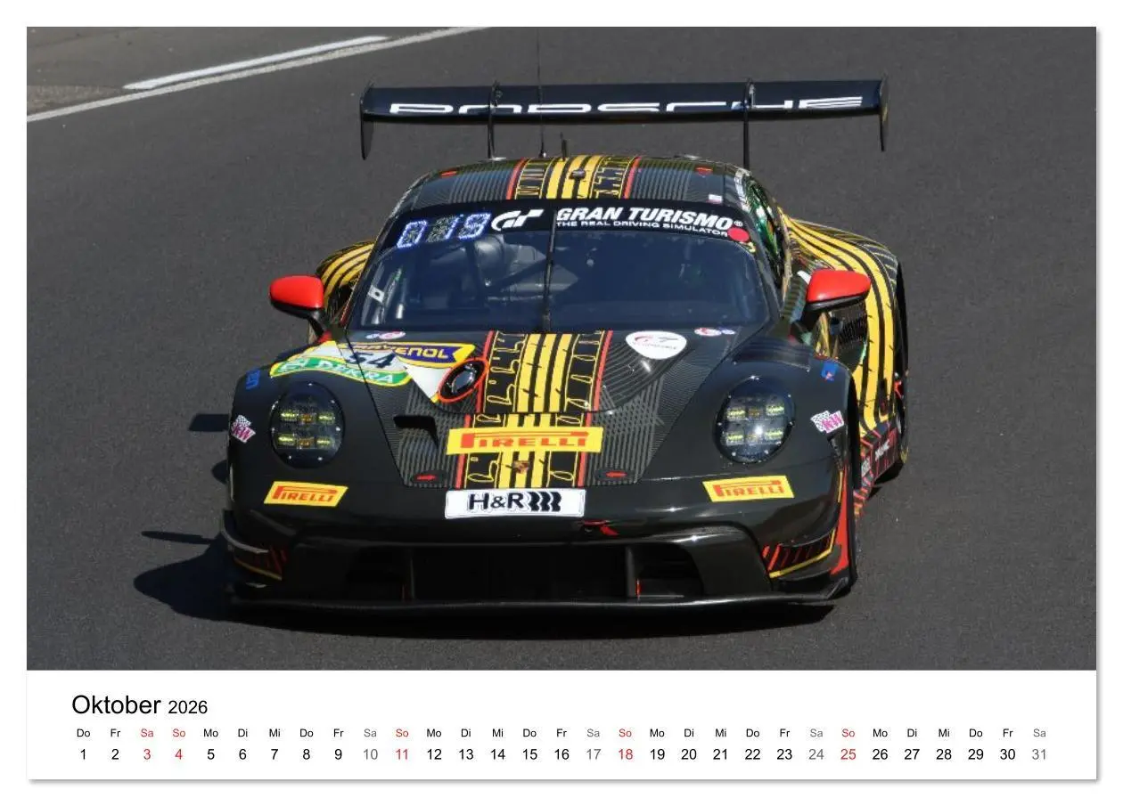 Bild: 9783516232677 | Motorsport aus Zuffenhausen (Tischkalender 2026 DIN A5 quer),...