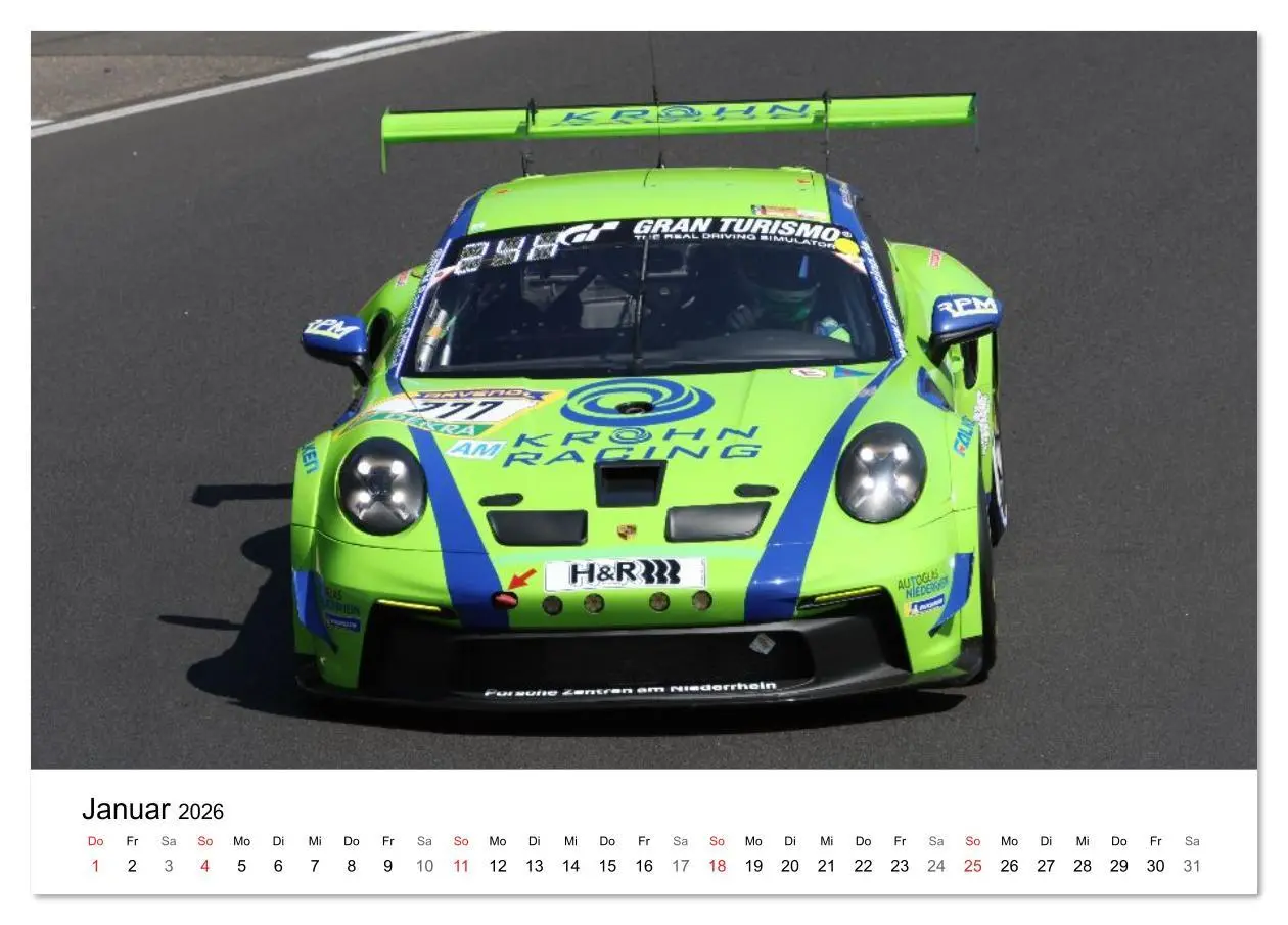 Bild: 9783516232677 | Motorsport aus Zuffenhausen (Tischkalender 2026 DIN A5 quer),...