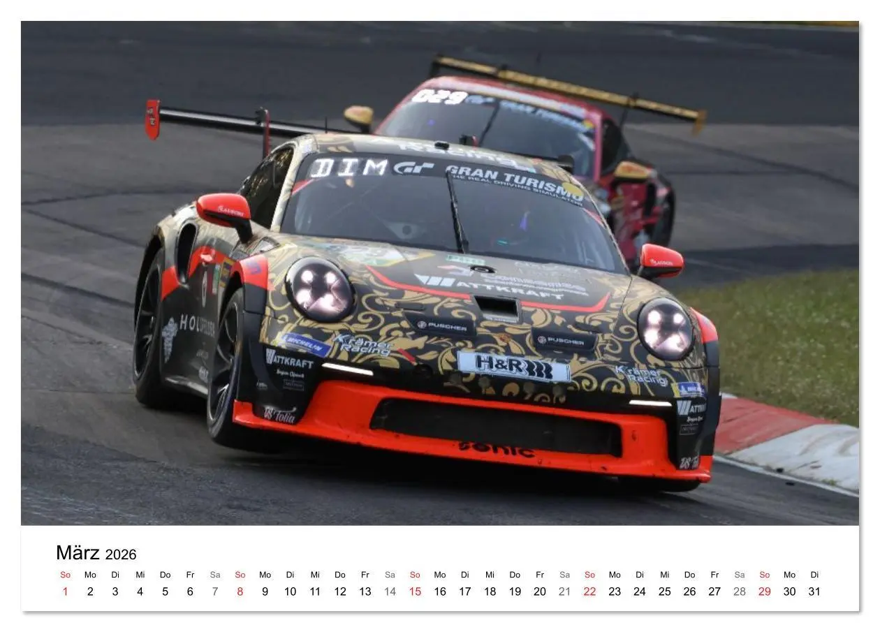 Bild: 9783516232677 | Motorsport aus Zuffenhausen (Tischkalender 2026 DIN A5 quer),...