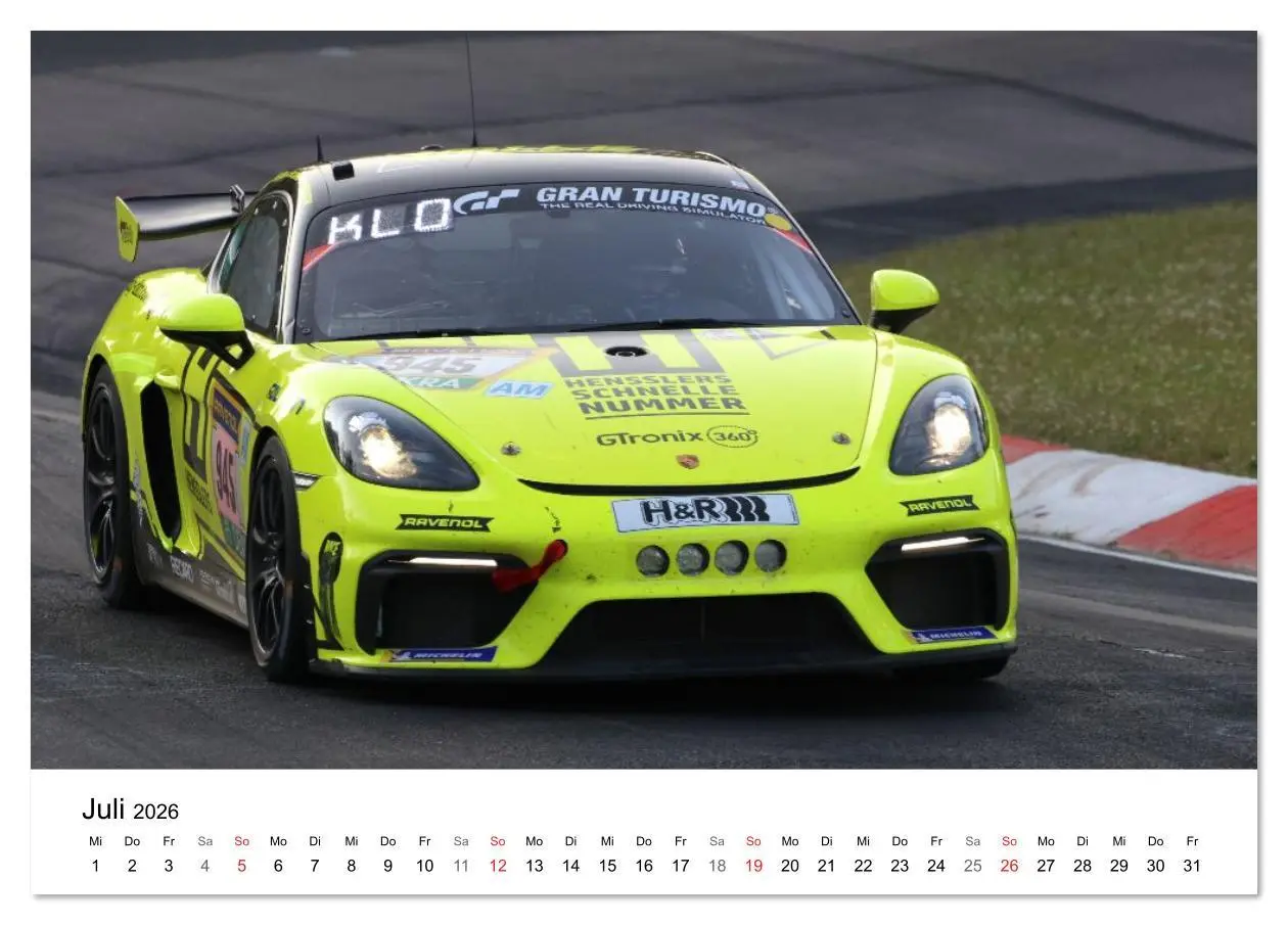 Bild: 9783516232677 | Motorsport aus Zuffenhausen (Tischkalender 2026 DIN A5 quer),...