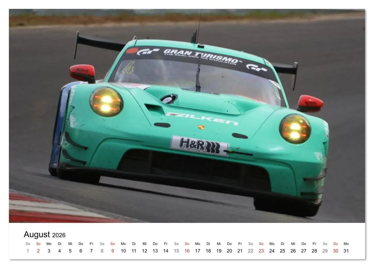 Bild: 9783516232677 | Motorsport aus Zuffenhausen (Tischkalender 2026 DIN A5 quer),...