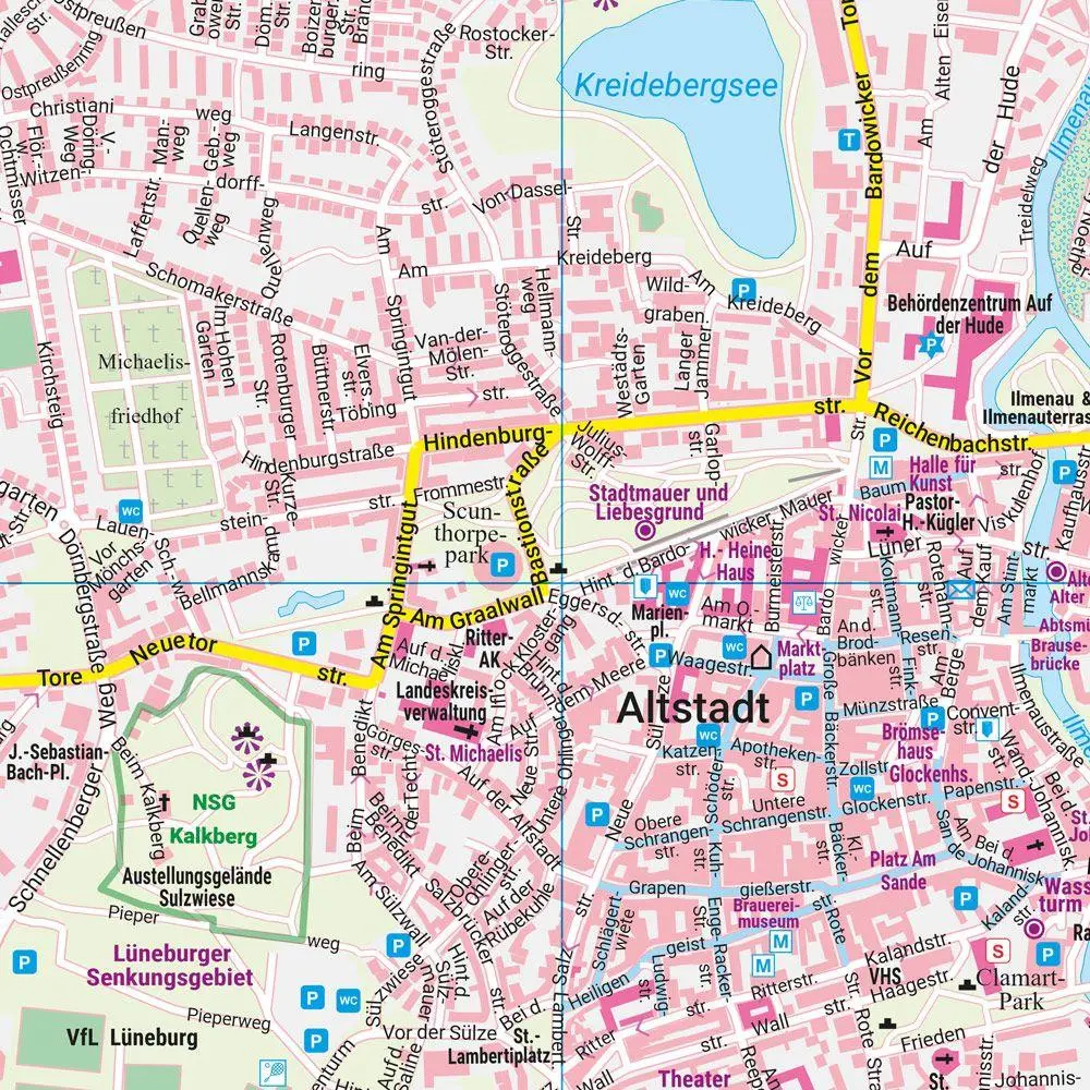 Bild: 9783707922677 | freytag &amp; berndt Stadtplan Lüneburg 1:14.000 | Freytag &amp; Berndt | 2024