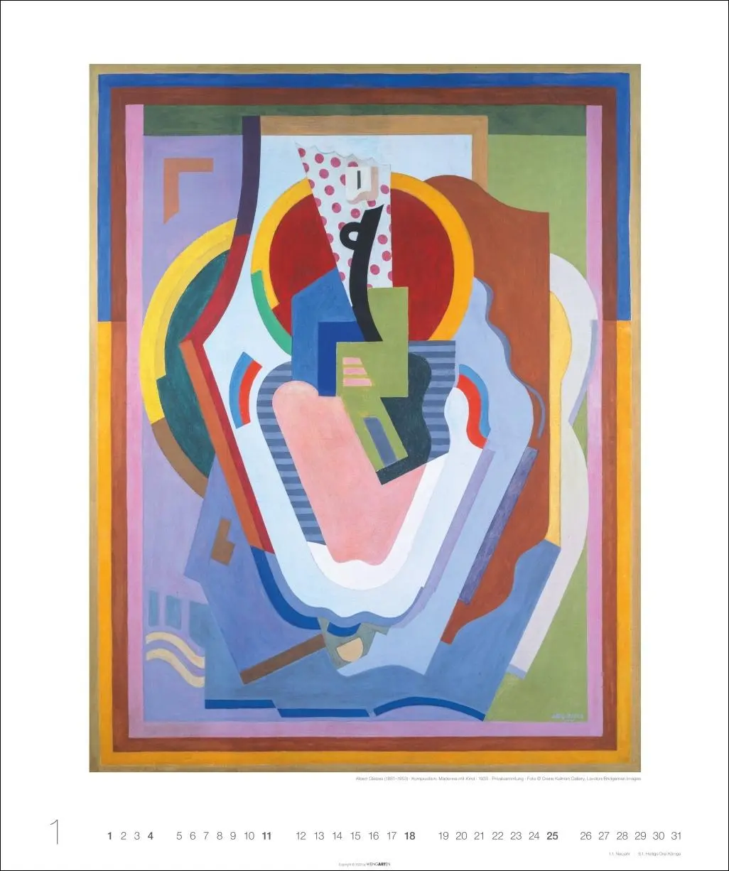 Bild: 9783839902677 | Abstract Art Edition Kalender 2026 | Tauber-Arp | Kalender | 14 S.