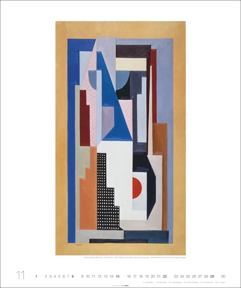 Bild: 9783839902677 | Abstract Art Edition Kalender 2026 | Tauber-Arp | Kalender | 14 S.