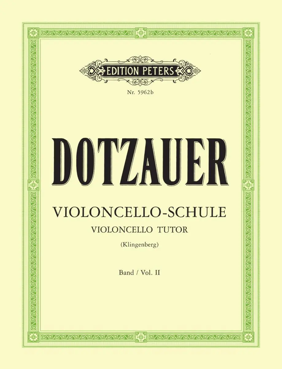 Cover: 9790014042677 | Violoncello-Schule - Band 2: Zweite bis fünfte Lage | Dotzauer | Buch