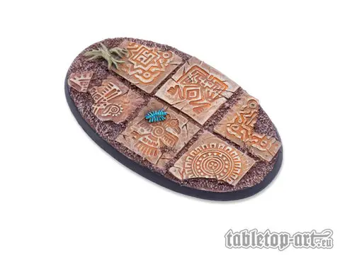 Cover: 704270722777 | Lizard City Bases - 90mm Oval 1 | Tabletop-Art | EAN 704270722777