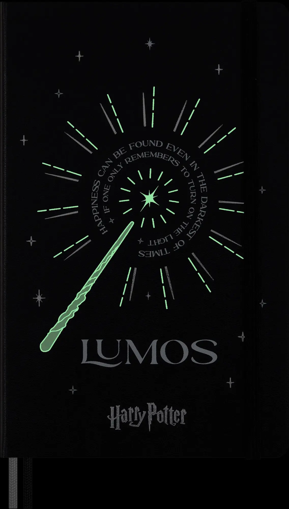 Bild: 8056999272777 | Moleskine Harry Potter Lumos Notizbuch, L/A5, Liniert, Fester...