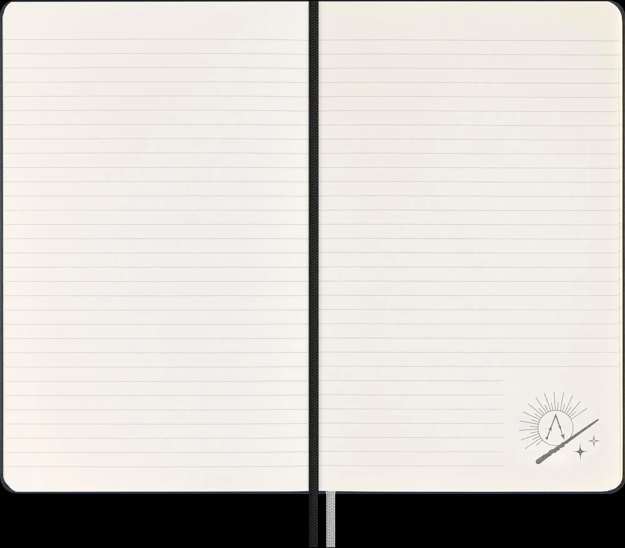 Bild: 8056999272777 | Moleskine Harry Potter Lumos Notizbuch, L/A5, Liniert, Fester...