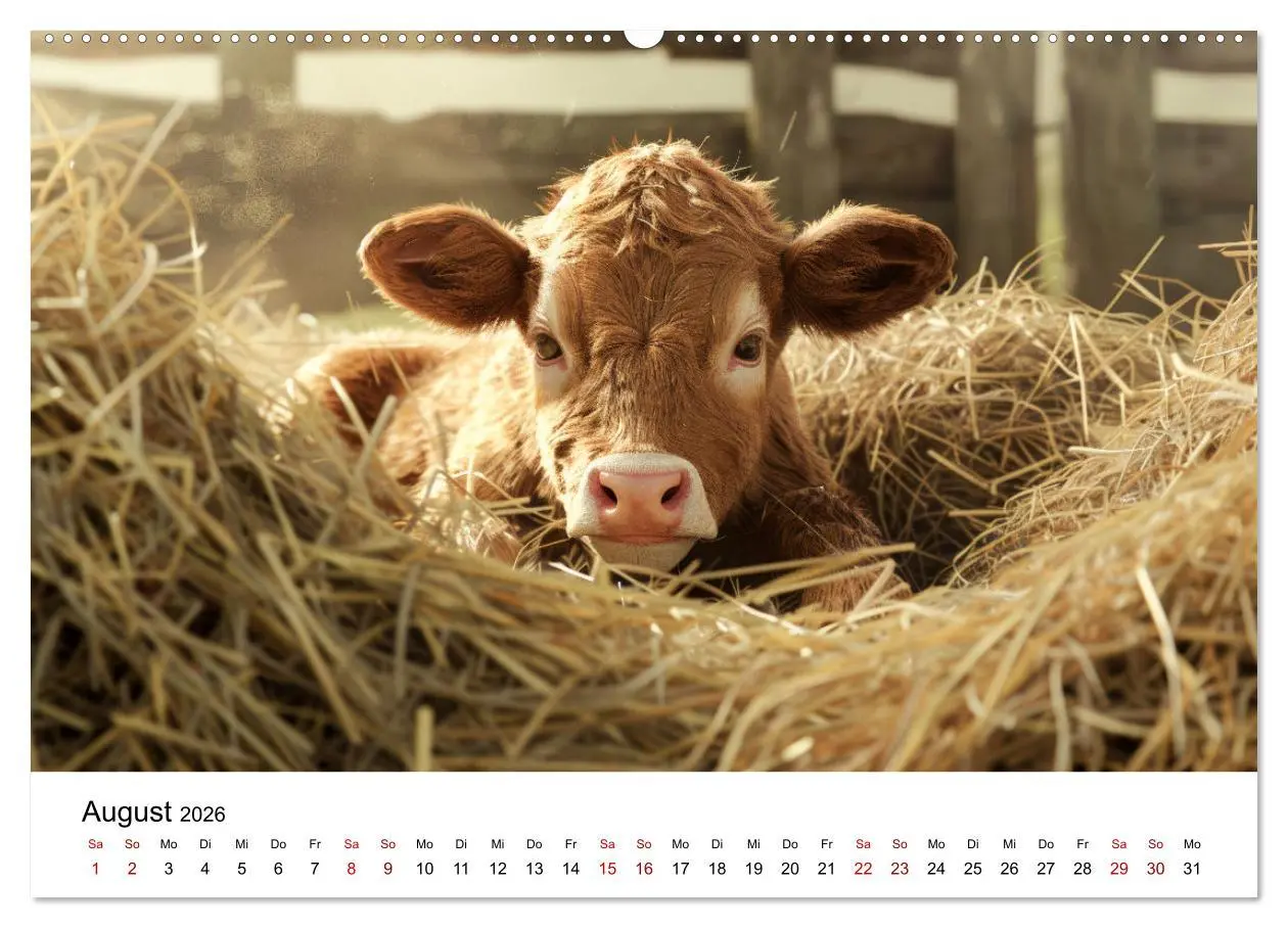 Bild: 9783457442777 | Weidenglück: Ein Jahr unter Kühen (Wandkalender 2026 DIN A2 quer),...
