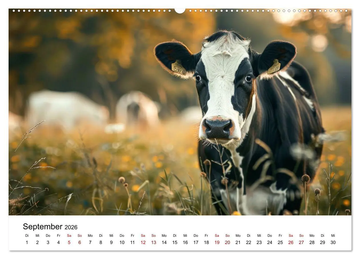 Bild: 9783457442777 | Weidenglück: Ein Jahr unter Kühen (Wandkalender 2026 DIN A2 quer),...
