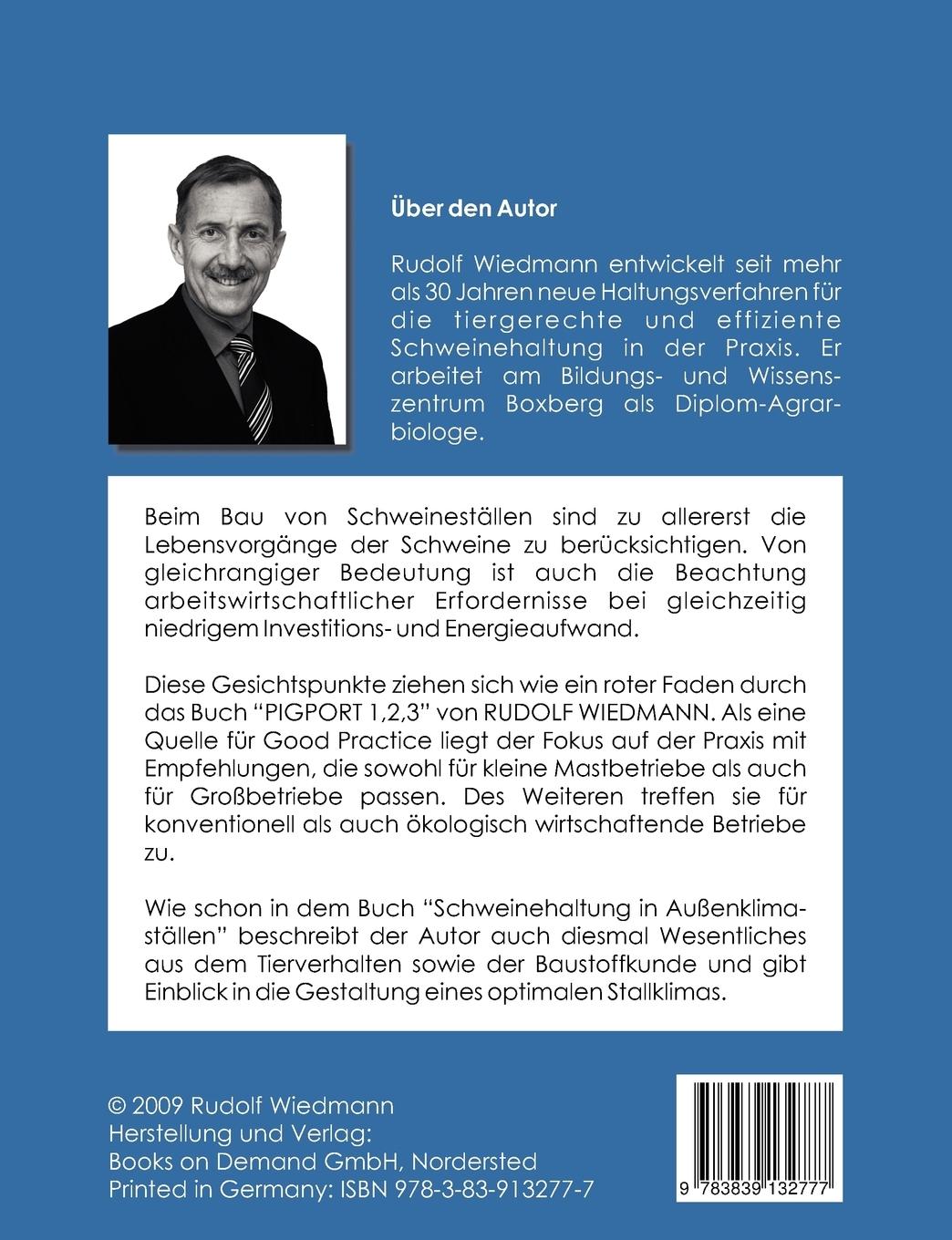 Rückseite: 9783839132777 | Pigport 1,2,3 | Rudolf Wiedmann | Taschenbuch | 184 S. | Deutsch
