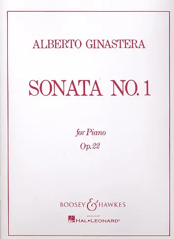 Cover: 9790051282777 | Sonata No. 1 op. 22 | Alberto Ginastera | Buch | Boosey and Hawkes